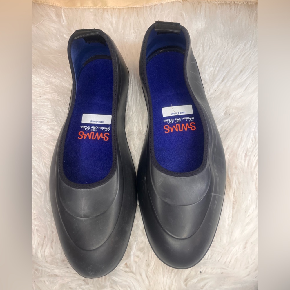 Simms Black Slip-On Shoes